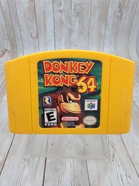 Donkey Kong 64 Nintendo 64 N64 Game Authentic Yellow Cartridge Only